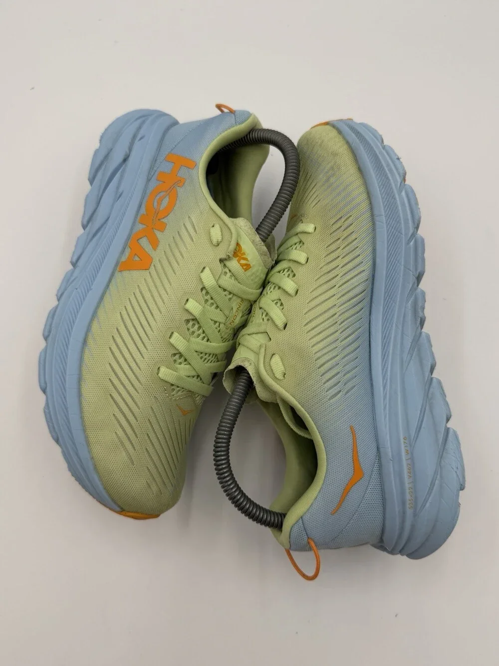 Hoka One One Rincon 3 Women's Size 7B Yellow Blue Orange